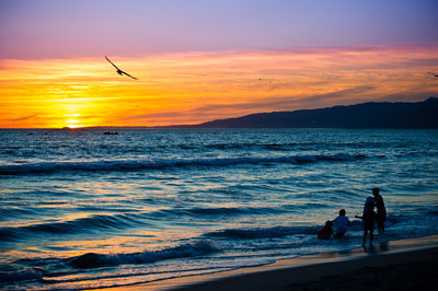 Santa Monica Beach in California
