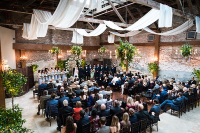 Wedding Ceremony at The Gallery Venue at Tomas Bistro