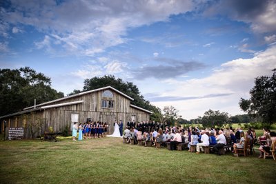 Barn at Sarah Bella Wedding Ceremony in Picayune, MS