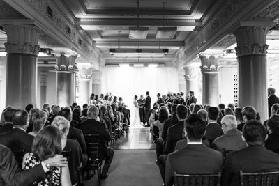 Federal Ballroom wedding ceremony