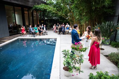 Backyard Wedding in New Orleans Louisiana