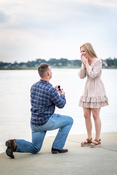 Mississippi Marriage Proposal Photography in Biloxi