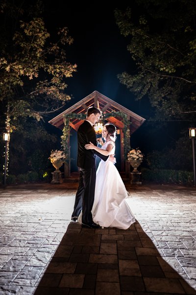 Bride and Groom at Greystone Wedding in Mandeville