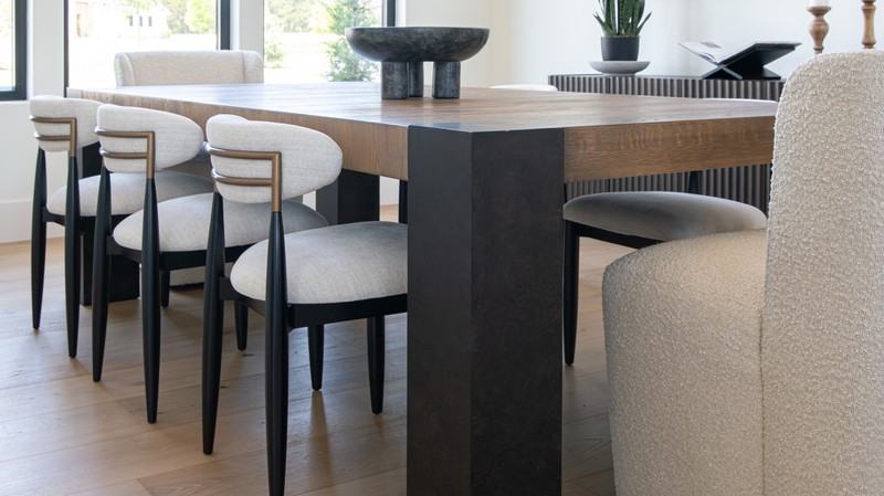Dining Table Corner Detail | Dallas Photography