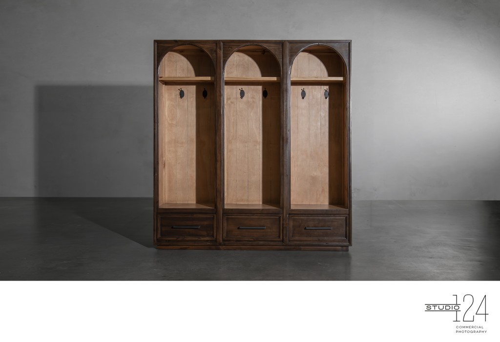 Modern Cabinet Grey Silo Photography Dallas