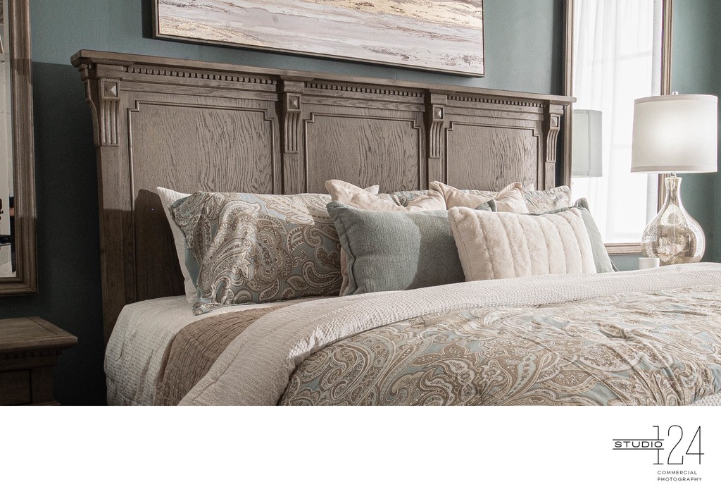 Dallas Product Photography | Modern Headboard Detail