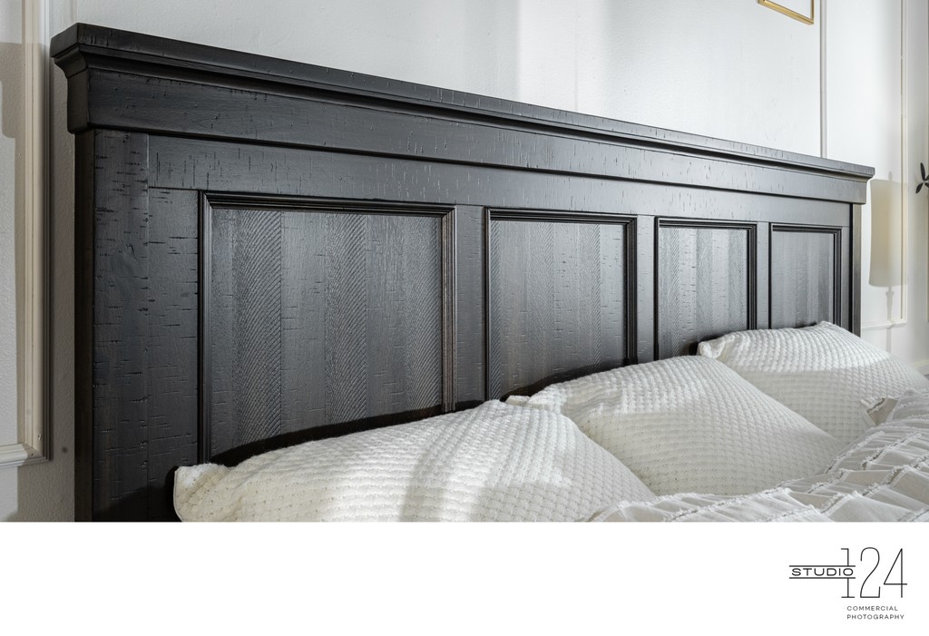 Dallas Commercial Photography of Headboard Detail