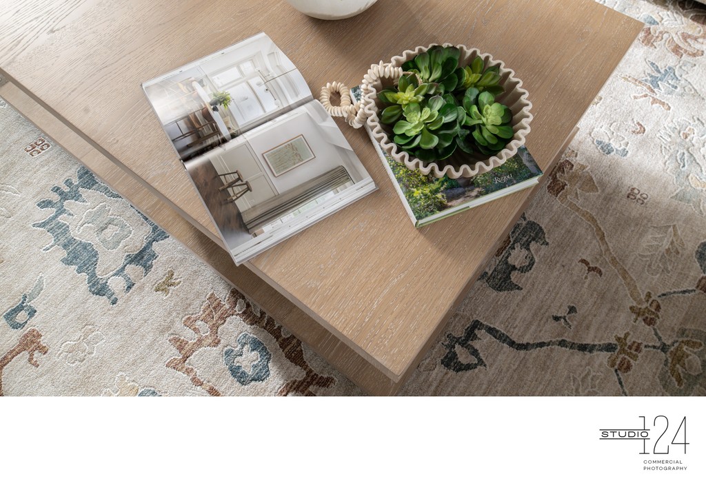 Styled Coffee Table Photography Dallas