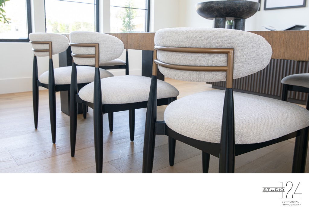 Modern Dining Chair Photography Dallas