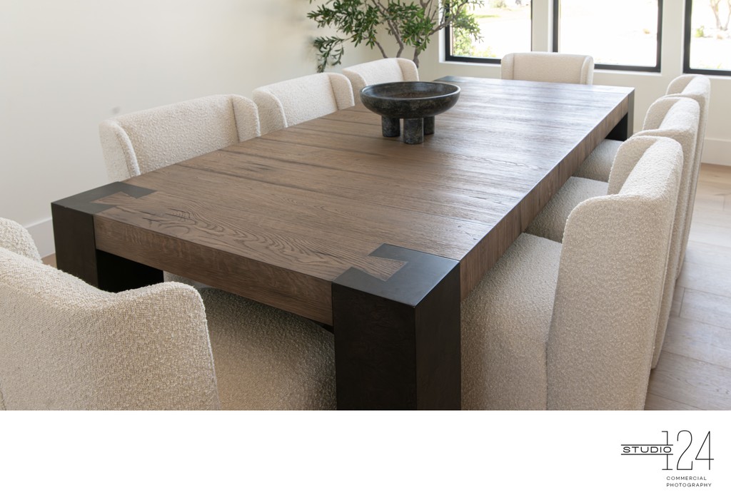 Contemporary Dining Chairs with Table  Editorial 