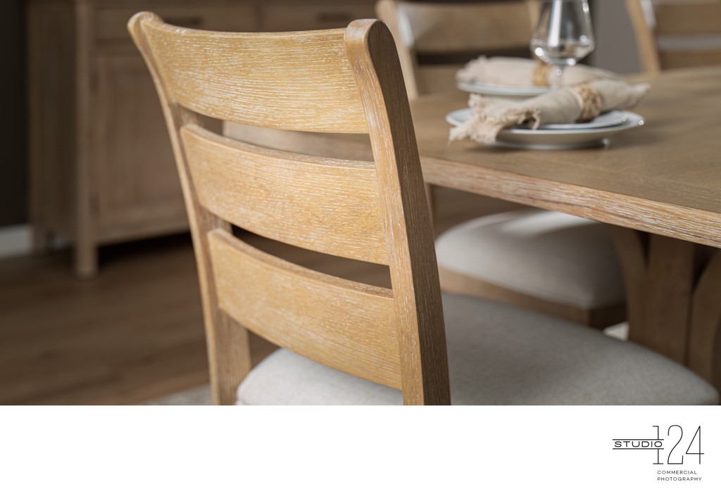 Dining Chair Back Detail | Dallas Editorial Photo