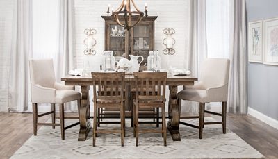 Commercial product photography of dining sets in Texas
