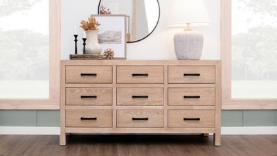 Light Wood Bedroom Dresser Photography Dallas