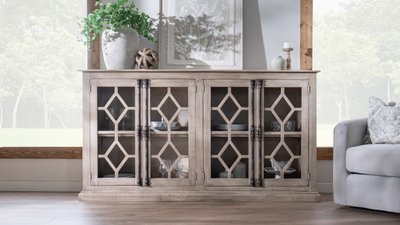 Sleek modern credenza photographed in Dallas studio