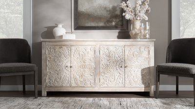 Modern Sideboard Lifestyle Photography Dallas