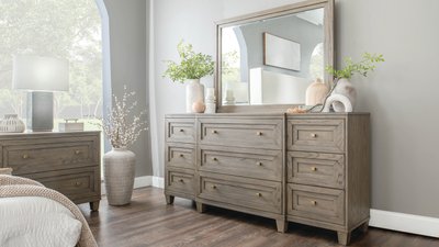 Dallas Commercial Photography of Modern Bedroom Dresser