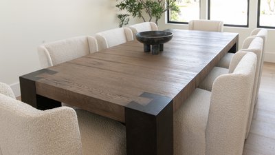 Contemporary Dining Chairs with Table  Editorial 