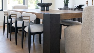 Dining Table Corner Detail | Dallas Photography