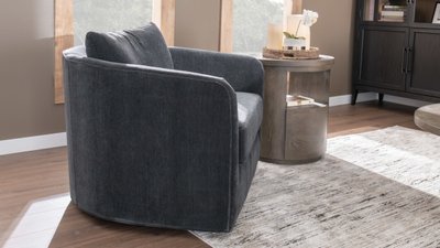 Barrel Chair with Table Dallas Furniture Photography