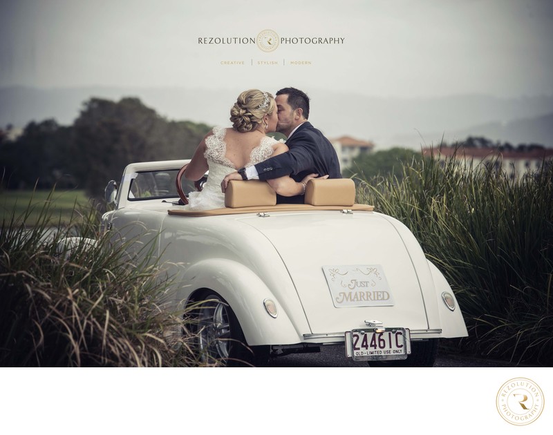 Golf Buggy Hire Wedding Photography