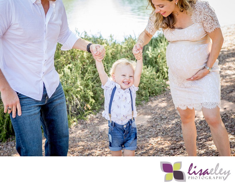 Phoenix Family Photographers - Swinging Child