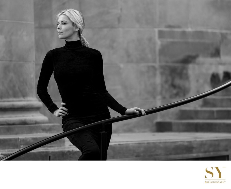 NYC artist personal branding black and white photography