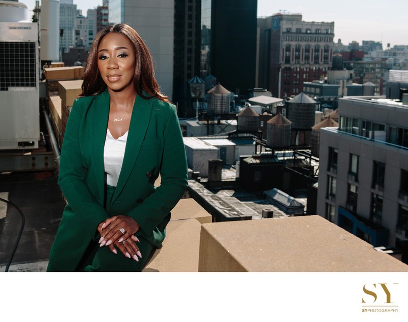 NYC executive portrait for Founder and CEO 