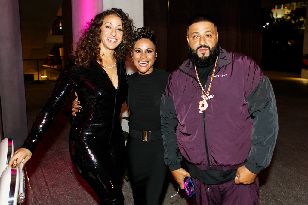 Celebrity event planner Kathy Romero with DJ Khaled and Nicole Tuck