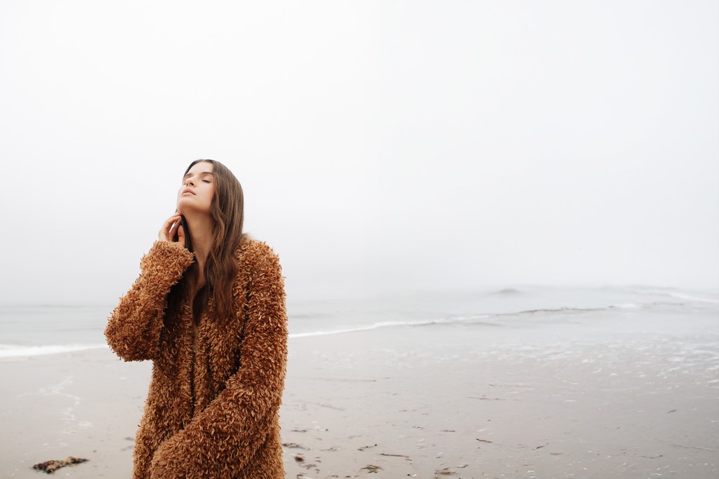 fall beach editorial fashion