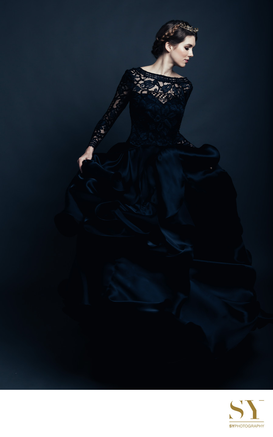 Sareh Nouri long-sleeve black dress