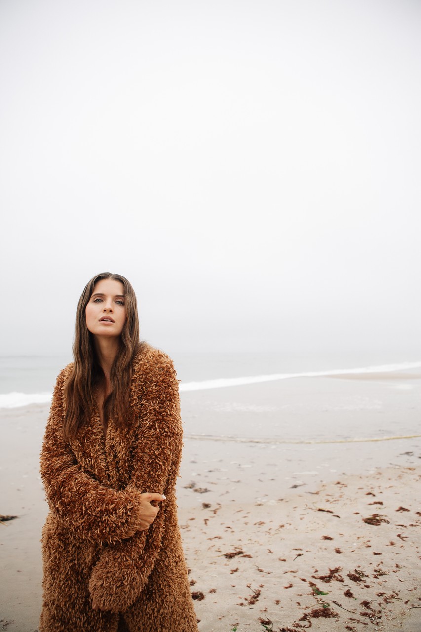 editorial fashion, Southampton beach in the fall