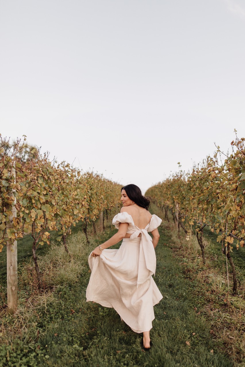 Autumn Vineyard Fashion Personal Branding Portrait PA