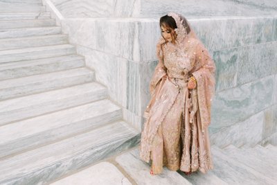 Muslim wedding Pakistani bride