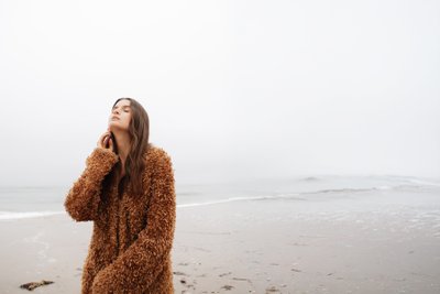 fall beach editorial fashion