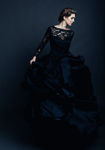 Sareh Nouri long-sleeve black dress