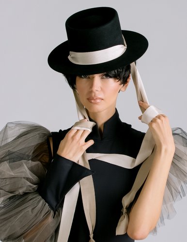 vintage glam studio-shoot NYC fashion