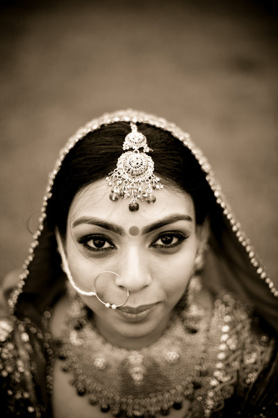 Classic Indian bride portrait NYC photographer