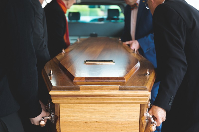Melbourne Funeral Photography: Coffin & Pallbearers