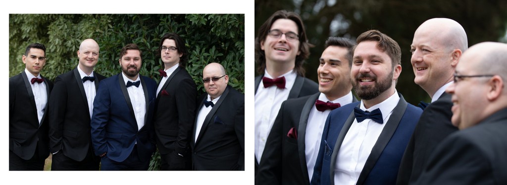 Melbourne Wedding Photo Album: Fun Groomsmen