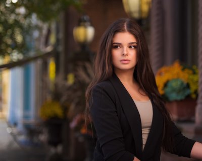 outdoor natural senior portrait photography