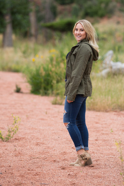 Senior Girl Portrait Photography Red Rock Canyon Open Space