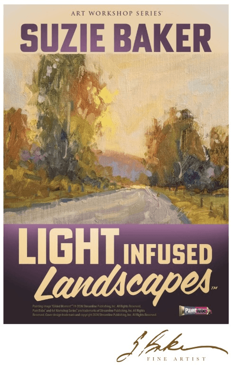 Light Infused Landscape – Oil Painting Instructional Video by Suzie Baker