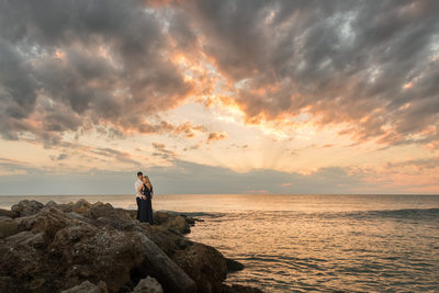 Jetty Sunset Engagement