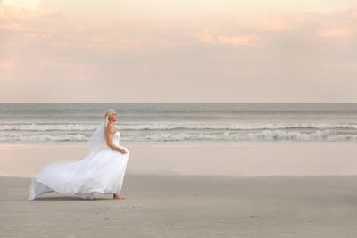 Florida Beach Wedding Bridal Portrait