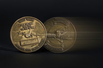 Military Coin Fine Art Photography for Memorialization