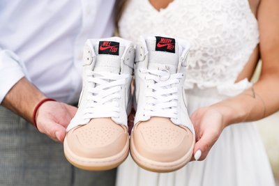 Wedding Rings on Nike Shoes
