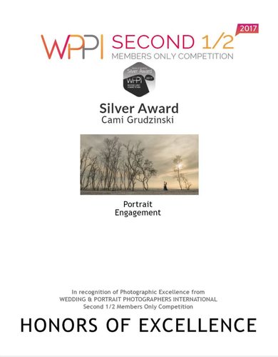 Engagement Portrait Silver Award WPPI