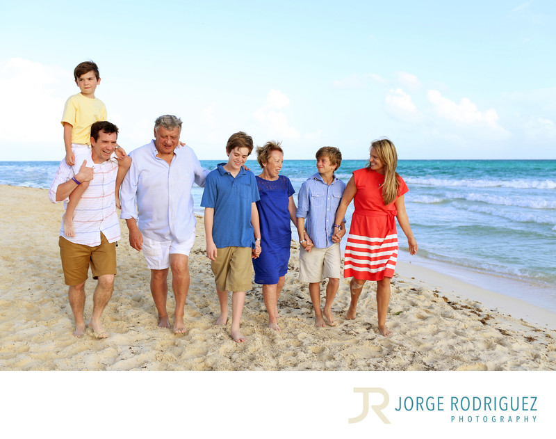 playa del carmen family portraits photos