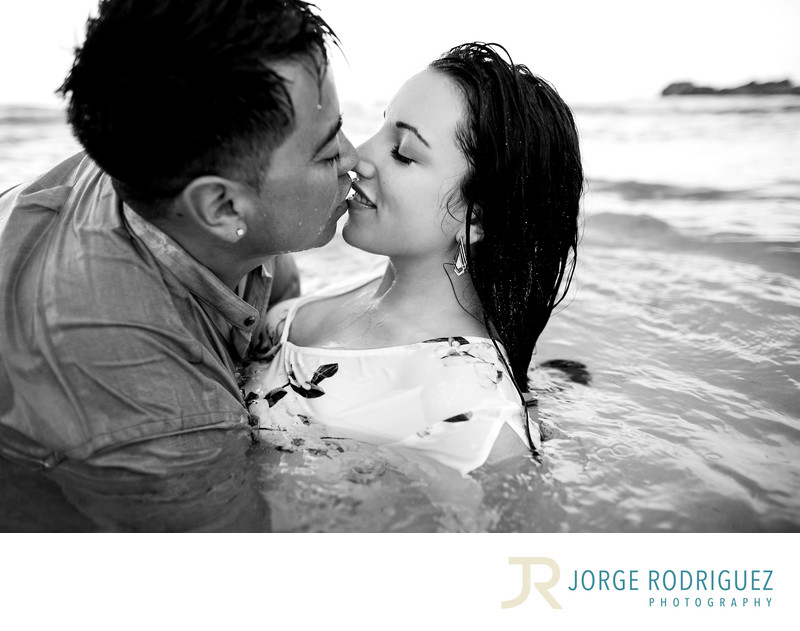 Rena + Luis Engagement Portraits at Tulum, Mexico