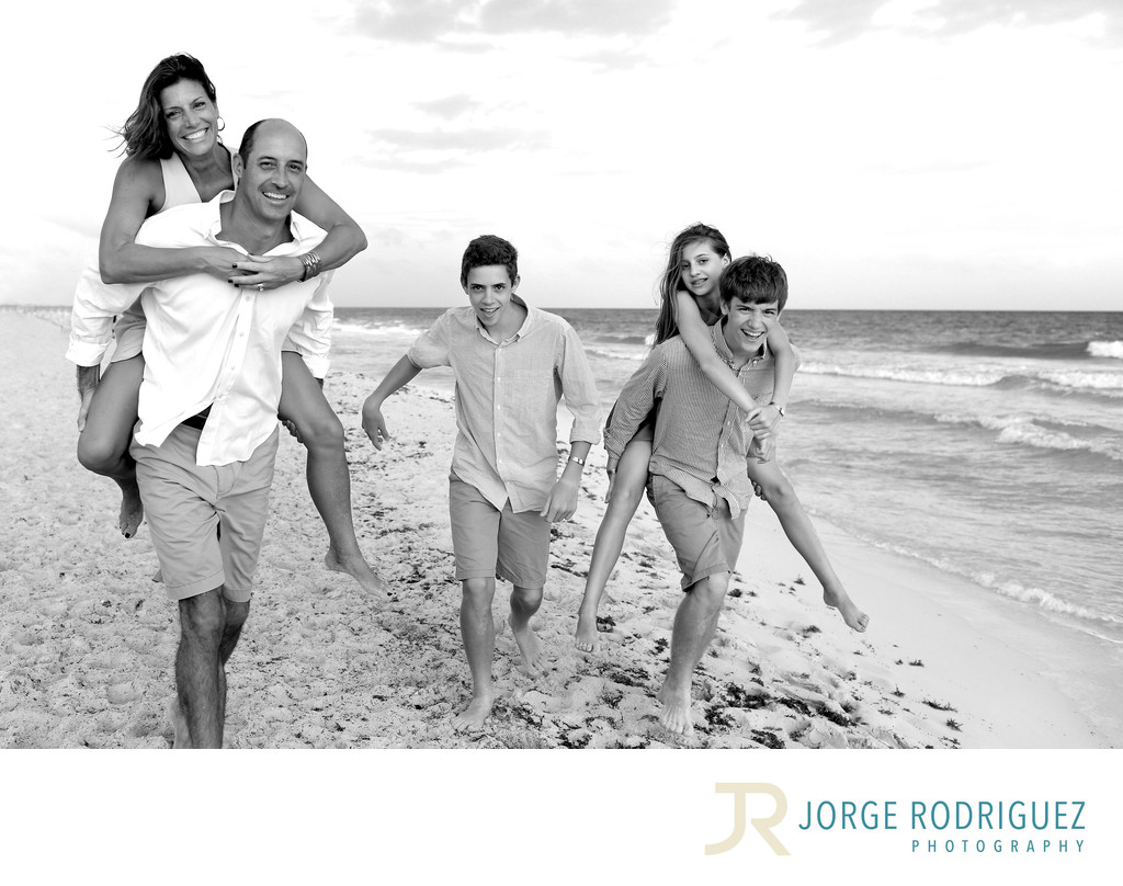 Sandos Playacar Beach Resort Family Photography